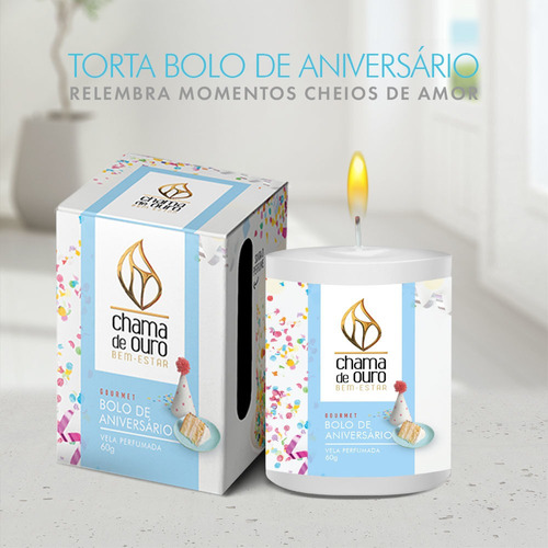 Kit 24x Vela Aromática Perfumada Muitas Fragrâncias Atacado