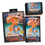 Id 13 Sonic 2 Cib Original Sega Mega Drive