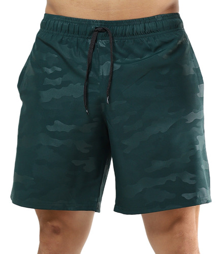 Short Largo Camuflaje Armor Deportivo Hombre Fénix Fit 