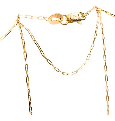 Cadena Oro 18 K Forcet 1.7 Grs 50 Cm Mujer Hombre Unisex