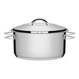 Panela Caçarola Tramontina Para Arroz 24cm Inox Solar Rasa