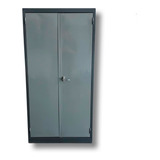 Armario Metalico 80 Cm Con 2 Puertas Batientes Y 4 Estantes