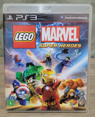 Lego Marvel Super Heroes, Jogo Original Mídia Física Ps3. 