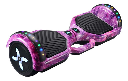 Overboard Skate Elétrico 6,5' Alça Led Bluetooth Galáxia