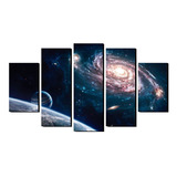 Cuadro Decorativo Galaxia Universo 150 Cm X 90 Cm