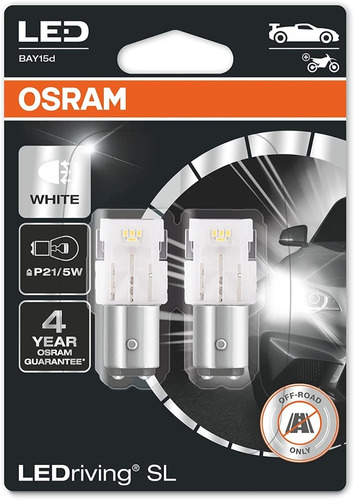 Par Lamparas Osram Led Ledriving P21/5w Bay15d 2 Polos