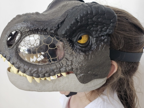 Mascara Juguete Interactiva Jurasic World Muerde-ruge T-rex