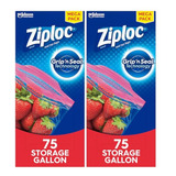 Bolsas Ziploc Para Almacenamiento De Alimentos De Un Galón,