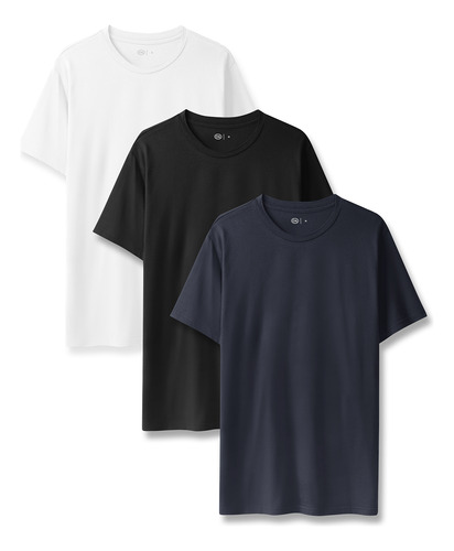 Pack 3 Playeras Fit Regular C&a De Hombre