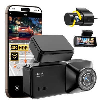 Cámara De Salpicadero De Coche Inalámbrica Dashcam Pro 4k En