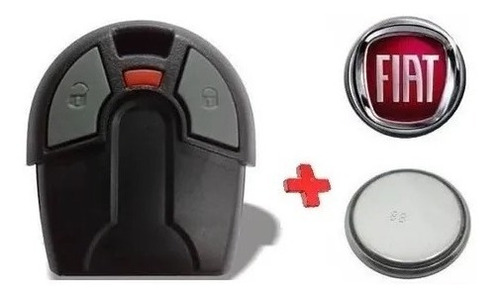 Capa Controle Fiat Positron Uno Palio Strada +bateria +logo