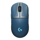 Mouse Inalámbrico Gaming Logitech G Pro League Of Legends 2 Color Azul/dorado