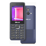 Celular Blu Tank Ii T194 Dual Sim Tela De 2.4  Radio Fm Cor Azul-marinho