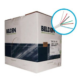 Cable Alarma Belden 5504ue 009u1000 6c/22w Riser Blanco 305m