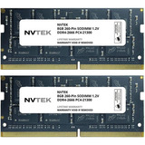 Memoria Ram 16gb 2x8gb Ddr4 2666 Mhz Sodimm Nvtek