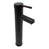 Monomando Alto Para Lavabo Valmex Ce 04.031 Negro