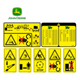 Stickers Advertencia Maquinarias John Deere