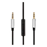 Cable Auxiliar Mini Plug 3.5mm Audio Jack Macho + Microfono 