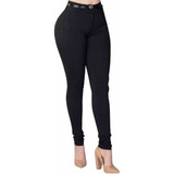 Pantalon Dama Vestir Moda Stretch Tiro Alto Oficina Formal