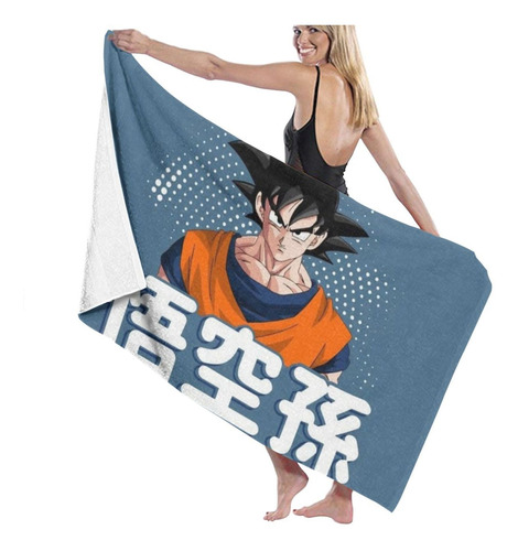 Dragon Ball Z Goku - Toalla De Baño Japonés