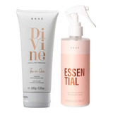 Kit Fluído Reparador Essential + Leave-in Ten In One Braé 