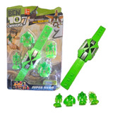 Ben 10 Omnitrix Reloj Brazalete Lanzador Fichas Aliens