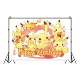 Fondo De Fotografía Pikachu De 150 Cm Para Decoración