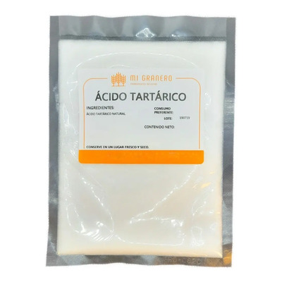 Ácido Tartárico Puro 1 Kilogramo | MercadoLibre