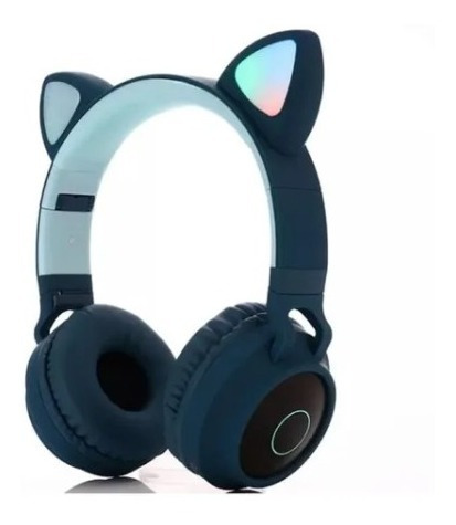 Audífonos Inalámbricos Bluetooth Sd Led Gamer Niñas Gatos 