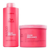 Kit Collor Brilliance Invigo Shampoo 1l+ Mascara 500g- Wella