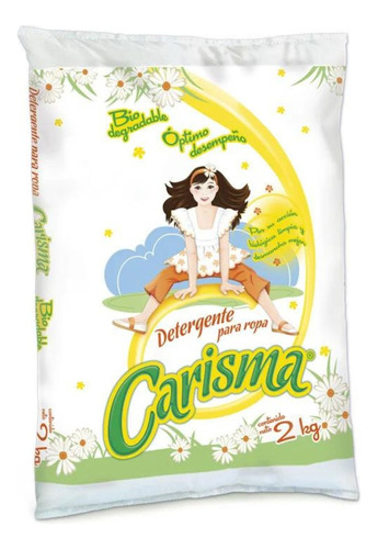 Detergente Biodegradable En Polvo Para Ropa Carisma 2kg