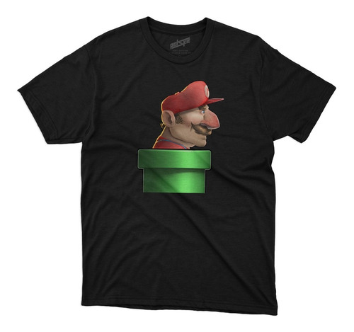 Remera Mario Bros Cañeria Algodon 100% Impresion Dtg