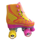 Naranja, Con Luces Led (4 De Patines) 30,32,34