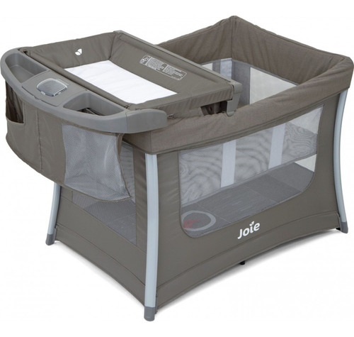 Cuna Joie Pack & Play Illusion - Nickle Color Gris