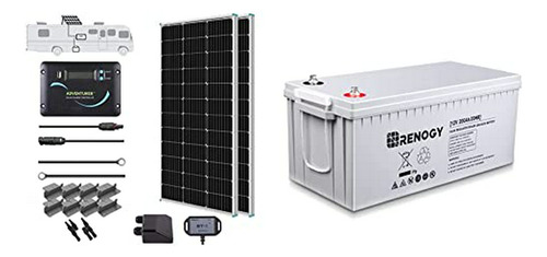 Kit Panel Solar Rv 200w 12v Con Controlador