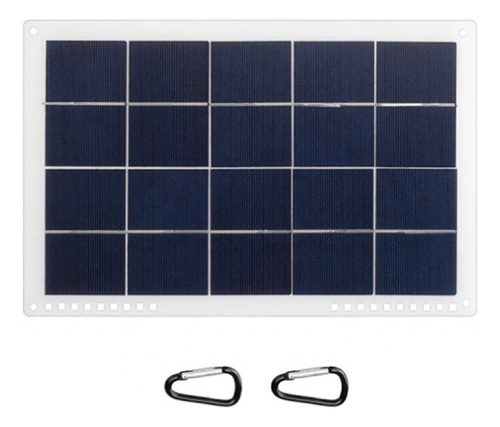 Cargador Solar Celular Usb Hembra 10w 5v Base 295x185mm