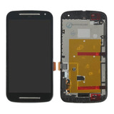 Tela Touch Lcd Display Moto G2 Xt1068 Xt1069 Preto C/aro