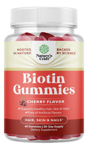Nutrures Craft | Biotin Supplement | Vitamin | 60 Gummies