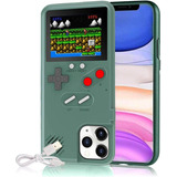Funda Para iPhone 11 Gameboy Con 36 Retro Juegos - Verde