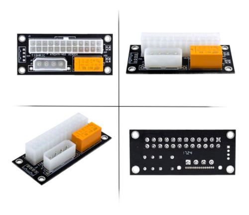 Adaptador Add2psu Atx Sata 24pin Para 4pin Duas Fontes Add 2