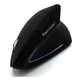 Mouse Vertical Inalámbrico Recargable Tecmaster Color Negro