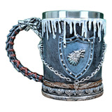 Caneca Game Of Thrones Winter Is Coming Stark Coleção