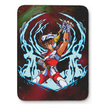 Mouse Pad Caballeros Del Zodiaco Seiya Pegaso 17cm X 21cm 