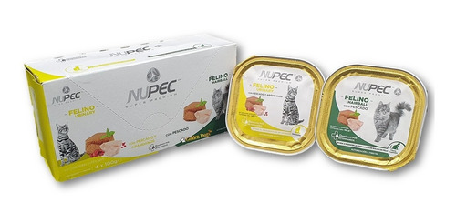 Nupec Felino Urinary Y Hairball Alimento Húmedo Pack 4 Latas