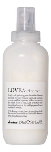 Love Curl Primer Davines Hidratante Para Rizos 150 Ml