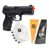 Pistola Airsoft Vigor Similar 24/7 + 1000 Bolinhas + 5 Alvos