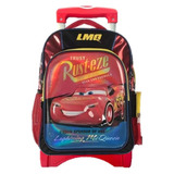 Mochila Con Ruedas Cars Rayo Mcqueen Rusteze Primaria Ruz