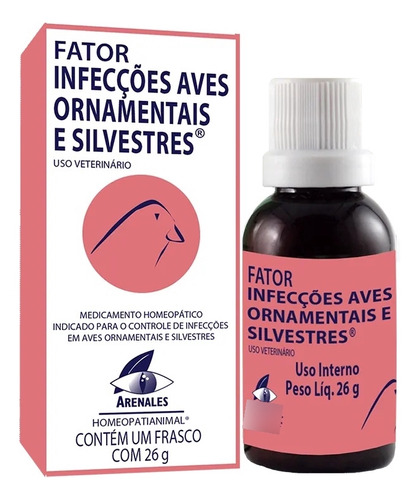 Fator Infecções Aves Ornamentais E Silvestres 26g