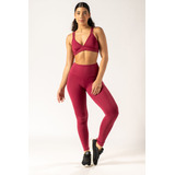 Calça Legging Slim Fit Cereja Apneia