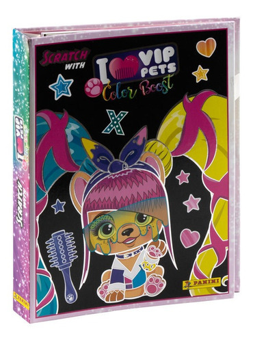 Vip Pets Scratch Book - Color Boost, De Annabel Mul·, Design Lab. Editorial Panini Infantil, Tapa Dura En Español